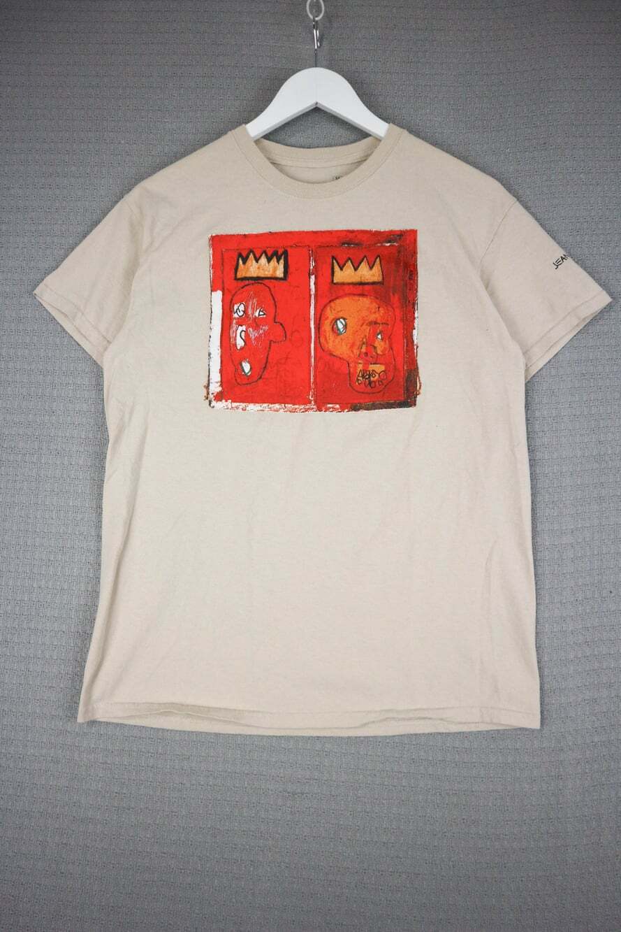 Jean Michel Basquiat Graphic Tee Mens Medium Cream